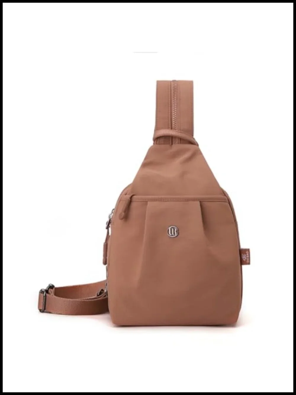 3-in-1 Convertible Anti-Theft Nylon Backpack Crossbody Chest Purse Travel Work